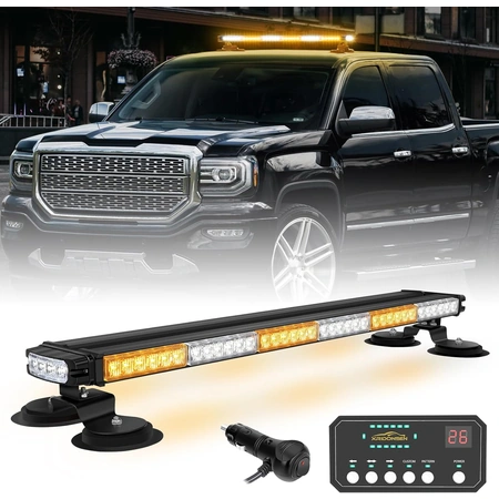 xridonsen 80 led roof top strobe light bar.webp